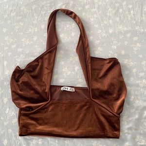 Satin Bralette Crop Top